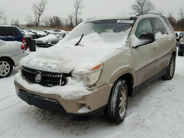 3G5DA03E75S551250 - 2005 BUICK RENDEZVOUS TAN photo 2