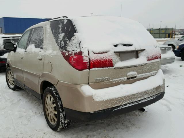 3G5DA03E75S551250 - 2005 BUICK RENDEZVOUS TAN photo 3