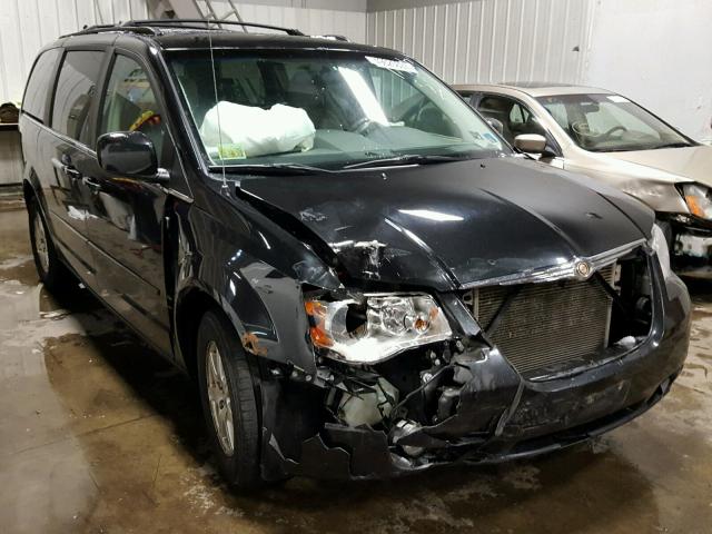 2A8HR54P78R610064 - 2008 CHRYSLER TOWN & COU BLACK photo 1