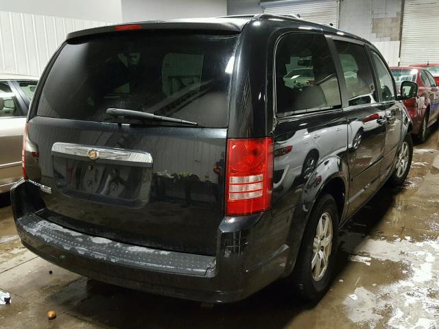 2A8HR54P78R610064 - 2008 CHRYSLER TOWN & COU BLACK photo 4