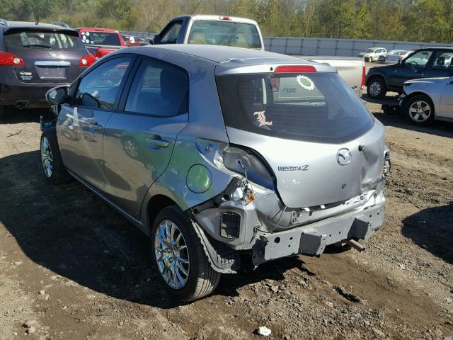 JM1DE1KZ9E0182826 - 2014 MAZDA MAZDA2 SPO 银色 照片 3