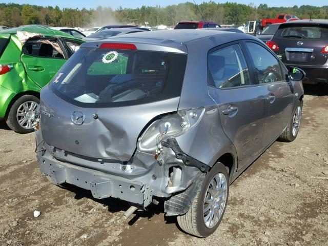 JM1DE1KZ9E0182826 - 2014 MAZDA MAZDA2 SPO SILVER photo 4