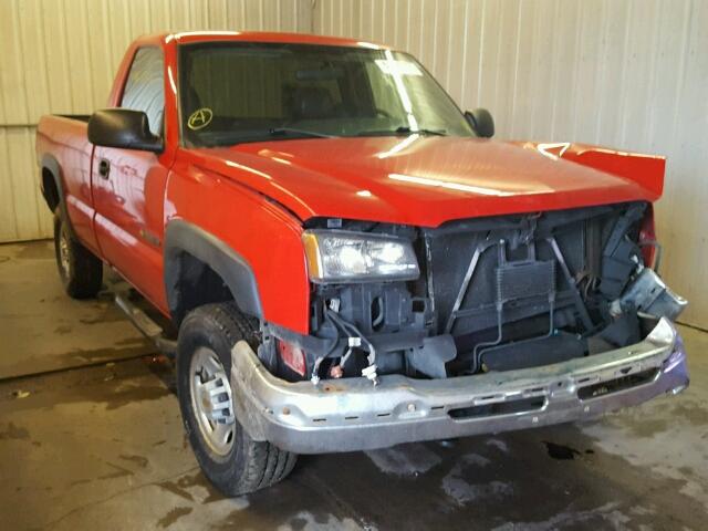 1GCHK24U54E219339 - 2004 CHEVROLET SILVERADO RED photo 1