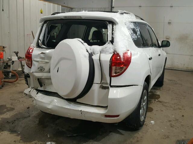 JTMBD33VX85190412 - 2008 TOYOTA RAV4 WHITE photo 4