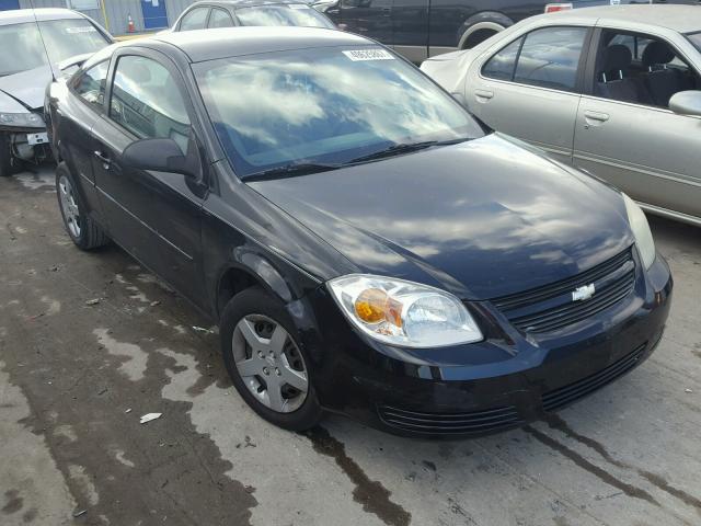 1G1AK12F357642774 - 2005 CHEVROLET COBALT BLACK photo 1