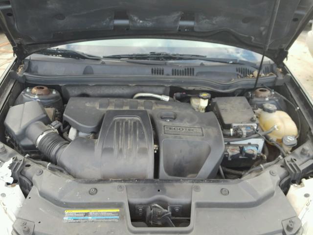 1G1AK12F357642774 - 2005 CHEVROLET COBALT BLACK photo 7