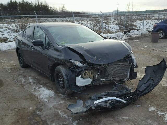 2HGFB2F4XEH004247 - 2014 HONDA CIVIC LX BLACK photo 1