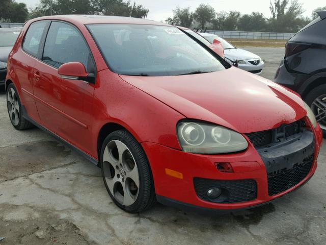 WVWFV71K16W080628 - 2006 VOLKSWAGEN NEW GTI RED photo 1