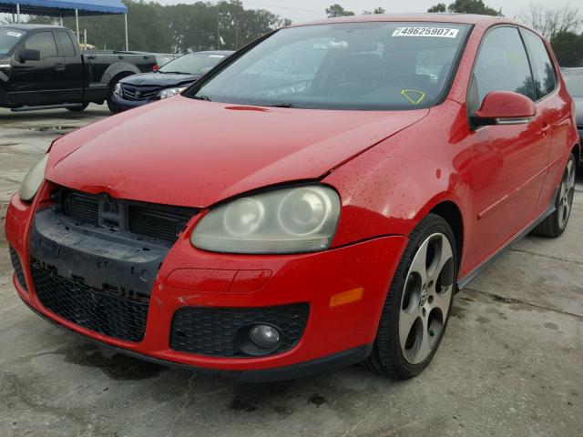 WVWFV71K16W080628 - 2006 VOLKSWAGEN NEW GTI RED photo 2