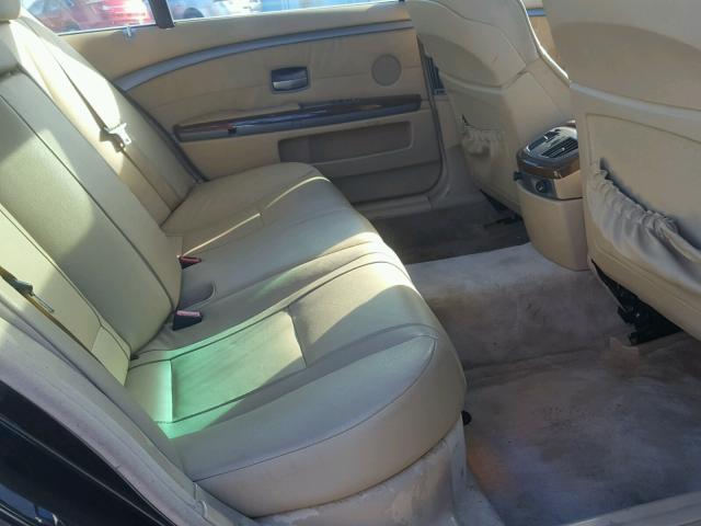 WBAGN63493DR15960 - 2003 BMW 745 LI BLACK photo 6