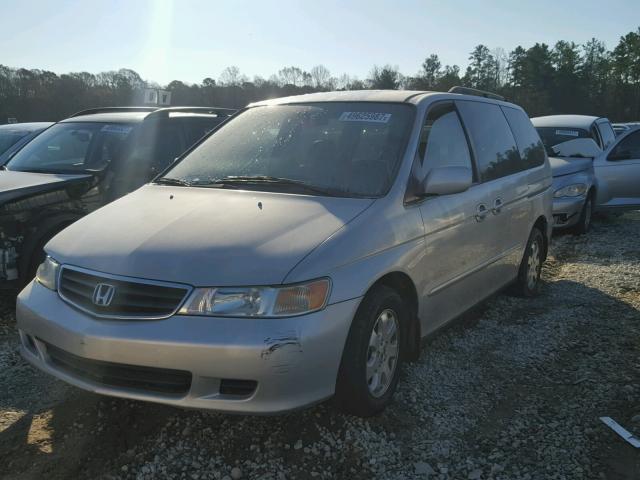 2HKRL18662H538186 - 2002 HONDA ODYSSEY EX SILVER photo 2