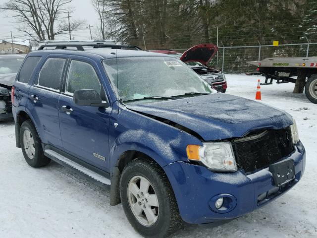 1FMCU93198KA51955 - 2008 FORD ESCAPE XLT BLUE photo 1