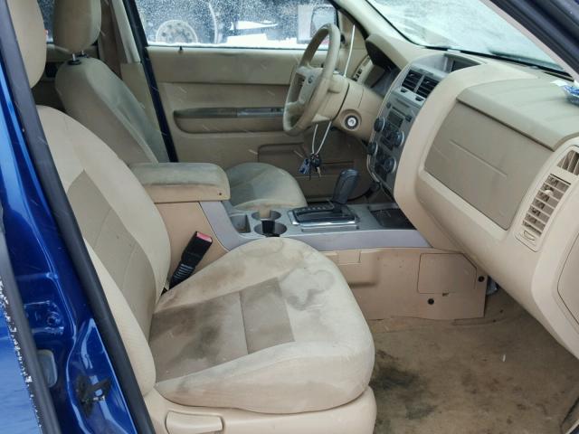 1FMCU93198KA51955 - 2008 FORD ESCAPE XLT BLUE photo 5