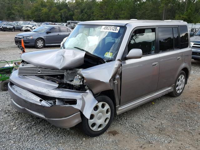 JTLKT334140166215 - 2004 TOYOTA SCION XB Сұр фото 2