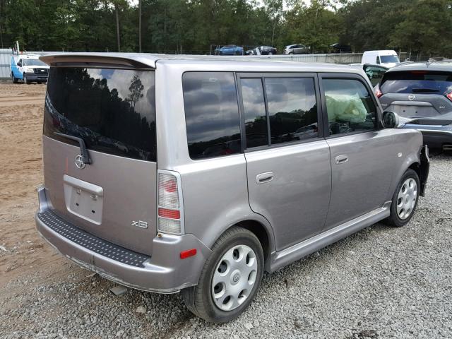 JTLKT334140166215 - 2004 TOYOTA SCION XB Сұр фото 4