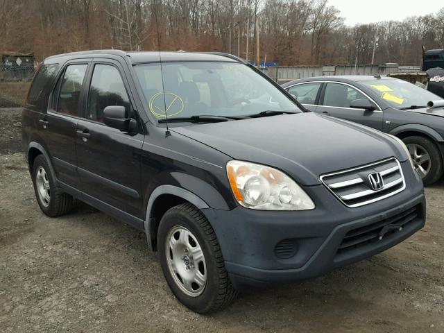 JHLRD68546C023516 - 2006 HONDA CR-V LX BLACK photo 1