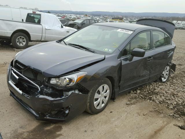 JF1GJAA6XGH018561 - 2016 SUBARU IMPREZA BLACK photo 2