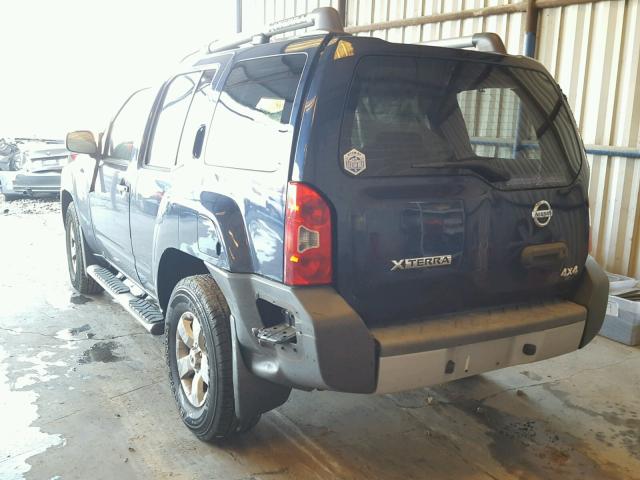 5N1AN0NW6AC506964 - 2010 NISSAN XTERRA OFF BLUE photo 3