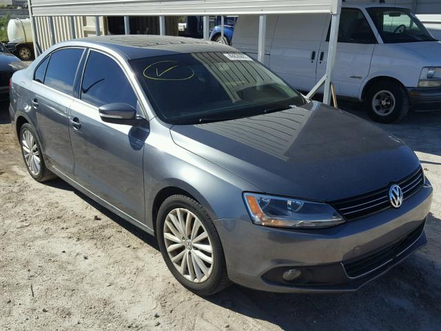 3VWLX7AJ4BM337471 - 2011 VOLKSWAGEN JETTA SEL GRAY photo 1