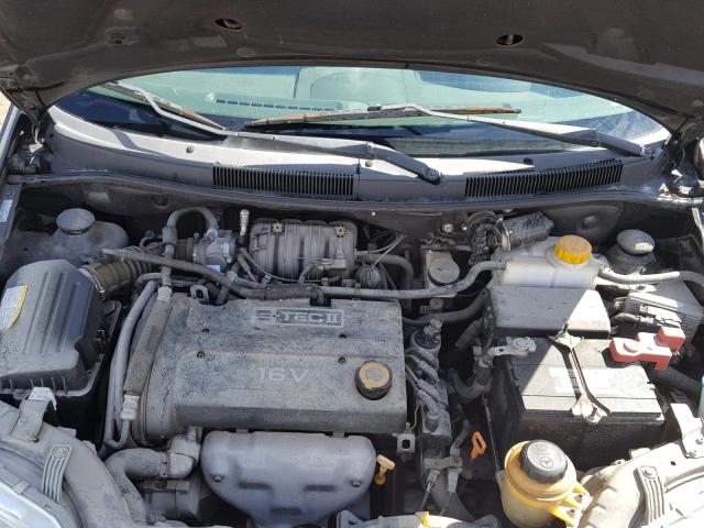 KL1TD66648B201682 - 2008 CHEVROLET AVEO BASE Қара фото 7