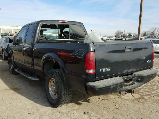 1FTNX21L42ED57998 - 2002 FORD F250 SUPER BLACK photo 3