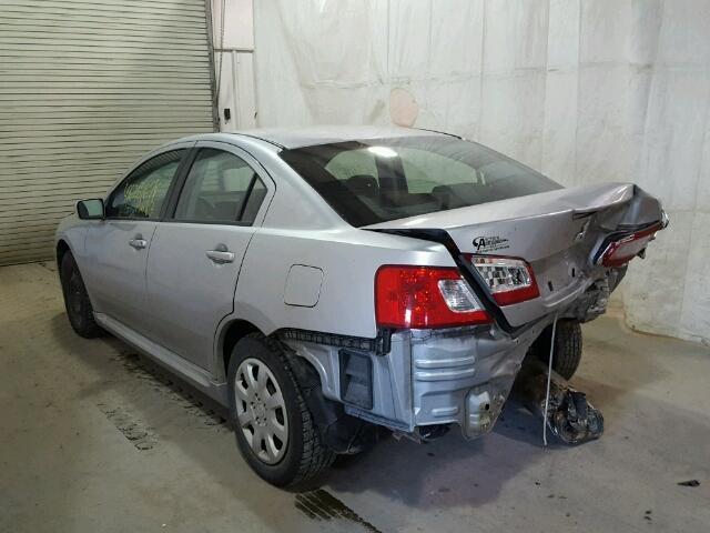 4A32B3FF5AE010704 - 2010 MITSUBISHI GALANT ES SILVER photo 3