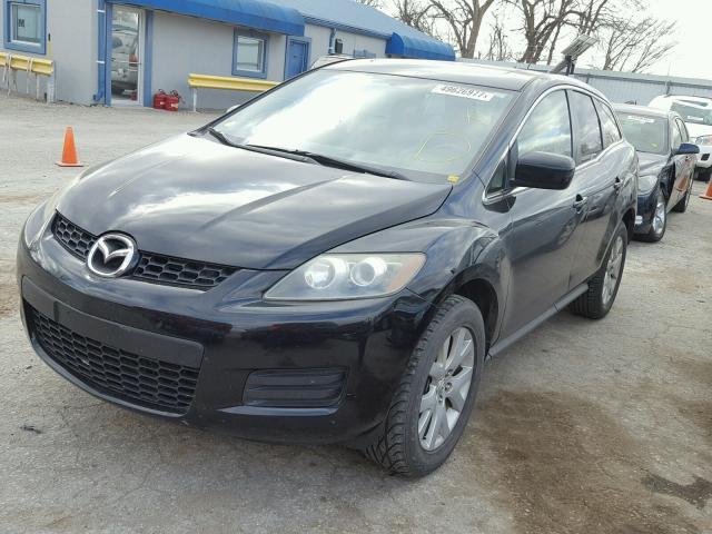 JM3ER29L180172397 - 2008 MAZDA CX-7 BLACK photo 2