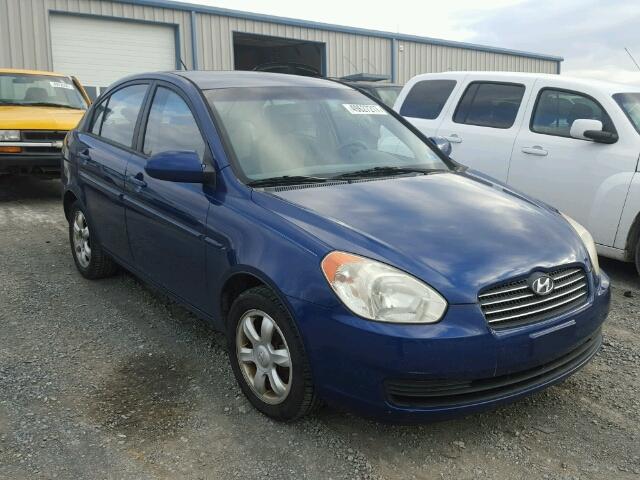 KMHCN46C56U008308 - 2006 HYUNDAI ACCENT GLS BLUE photo 1