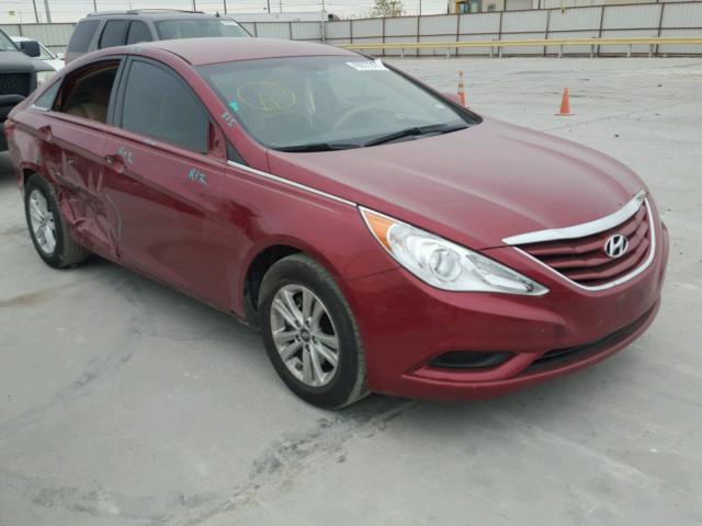 5NPEB4AC9BH259088 - 2011 HYUNDAI SONATA GLS RED photo 1