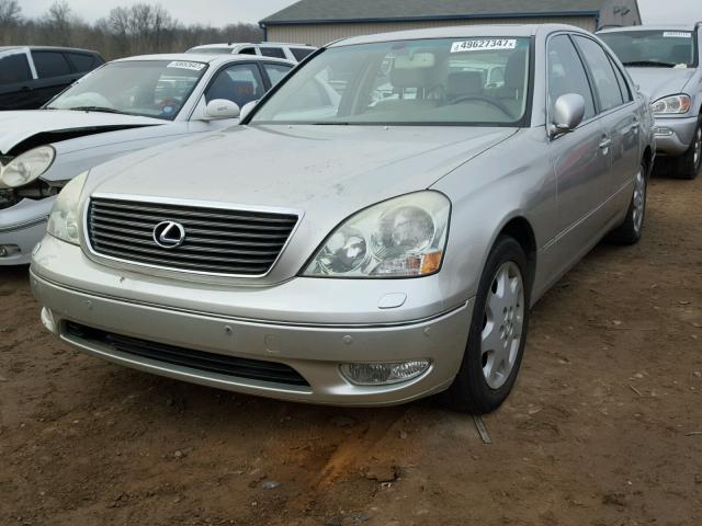 JTHBN30F720072198 - 2002 LEXUS LS 430 SILVER photo 2