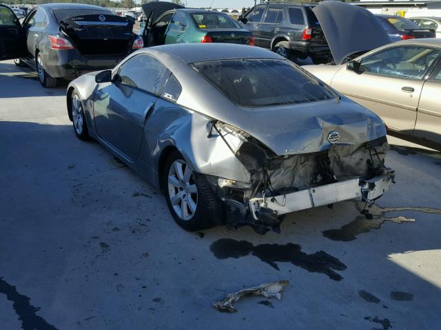 JN1AZ34D64T160576 - 2004 NISSAN 350Z COUPE SILVER photo 3