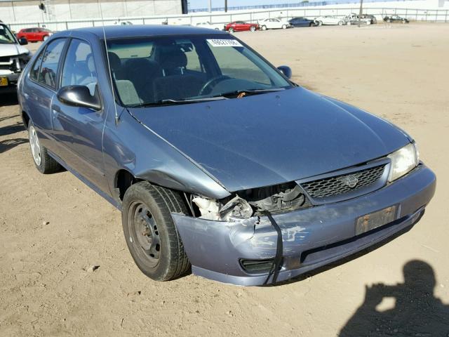 1N4AB41D3WC717268 - 1998 NISSAN SENTRA E BLUE photo 1