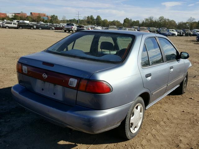 1N4AB41D3WC717268 - 1998 NISSAN SENTRA E BLUE photo 4