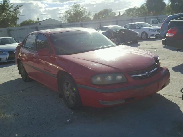 2G1WH52K539316060 - 2003 CHEVROLET IMPALA LS RED photo 1