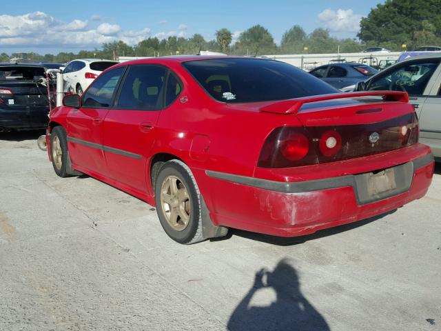 2G1WH52K539316060 - 2003 CHEVROLET IMPALA LS RED photo 3