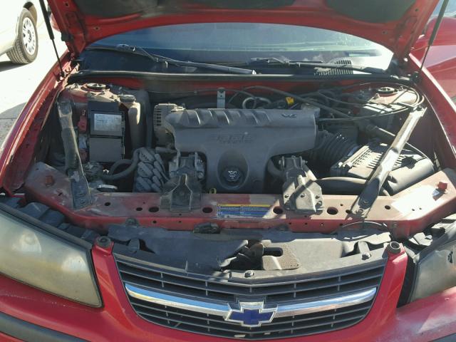 2G1WH52K539316060 - 2003 CHEVROLET IMPALA LS RED photo 7