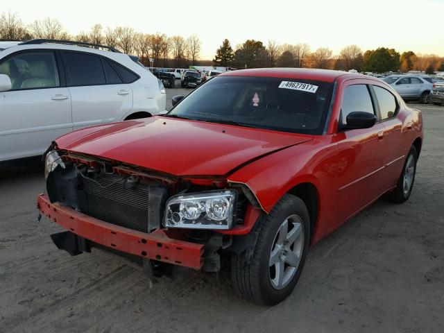 2B3KA43D59H538473 - 2009 DODGE CHARGER RED photo 2