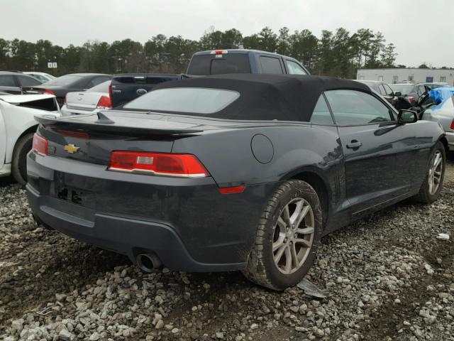 2G1FB3D32E9122116 - 2014 CHEVROLET CAMARO LT GRAY photo 4