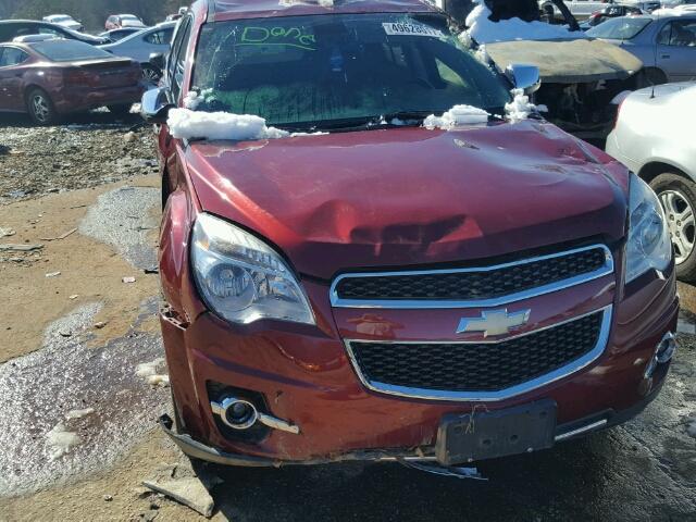 2CNALPEC9B6395566 - 2011 CHEVROLET EQUINOX LT RED photo 9