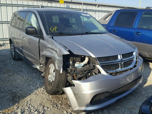 2C4RDGBGXER130900 - 2014 DODGE GRAND CARA SILVER photo 1