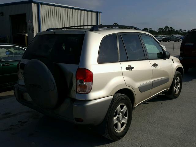 JTEHH20VX26034574 - 2002 TOYOTA RAV4 TAN photo 4