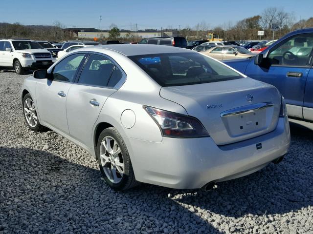 1N4AA5AP3EC480881 - 2014 NISSAN MAXIMA S SILVER photo 3