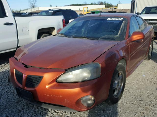 2G2WS522141131436 - 2004 PONTIAC GRAND PRIX ORANGE photo 2
