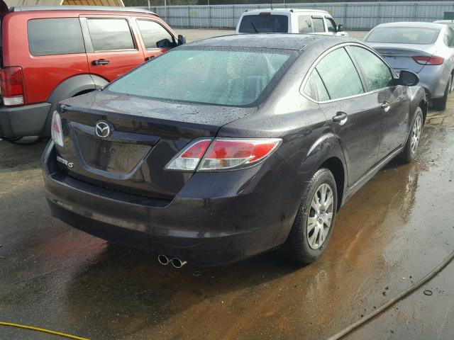 1YVHZ8BH9A5M21532 - 2010 MAZDA 6 I MAROON photo 4