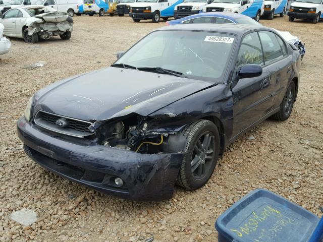 4S3BE635X37202358 - 2003 SUBARU LEGACY L BLACK photo 2