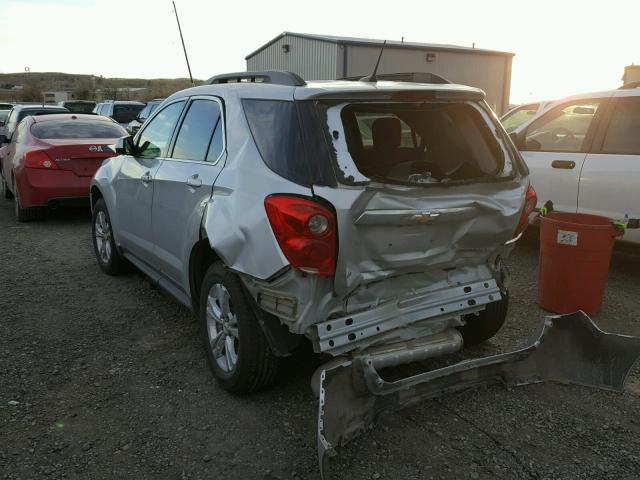 2GNFLNEKXD6244803 - 2013 CHEVROLET EQUINOX LT SILVER photo 3