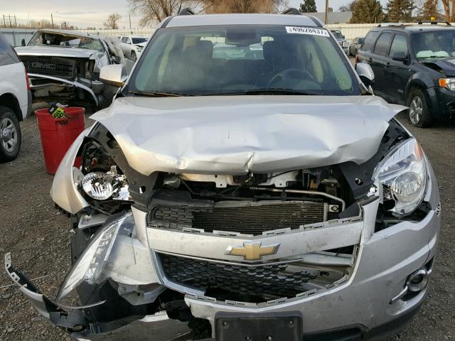 2GNFLNEKXD6244803 - 2013 CHEVROLET EQUINOX LT SILVER photo 9