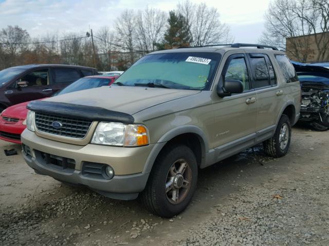 1FMZU73E12UD14128 - 2002 FORD EXPLORER X GOLD photo 2