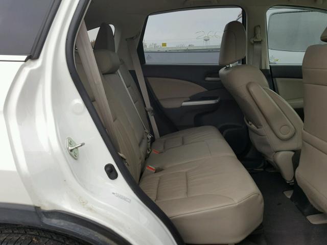 5J6RM3H74DL018675 - 2013 HONDA CR-V EXL WHITE photo 6