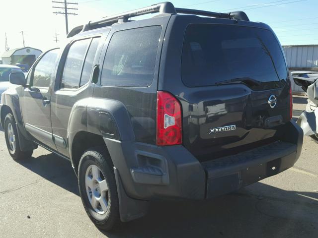 5N1AN08W75C628847 - 2005 NISSAN XTERRA OFF BLACK photo 3